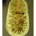 Tapestry Trading Tapestry Trading BA1430R 14 x 30 in. Begium Table Runner Baroque; Red BA1430R